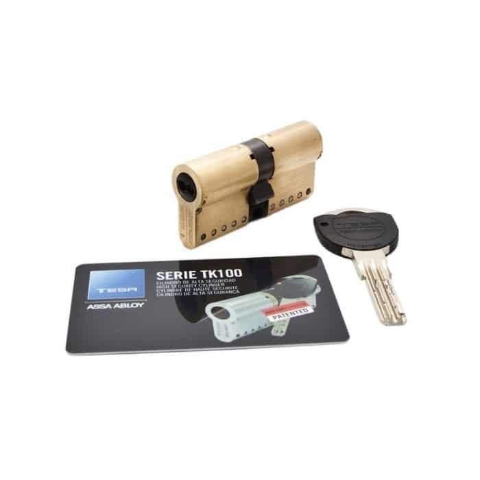 cilindro de alta seguridad tesa 40 40 tk100 laton 1